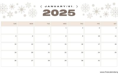 Free Printable 2025 Calendars – Print Calendar Today