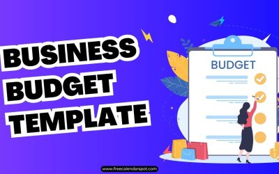 Business Budget Template in Excel | Uses, How to Create