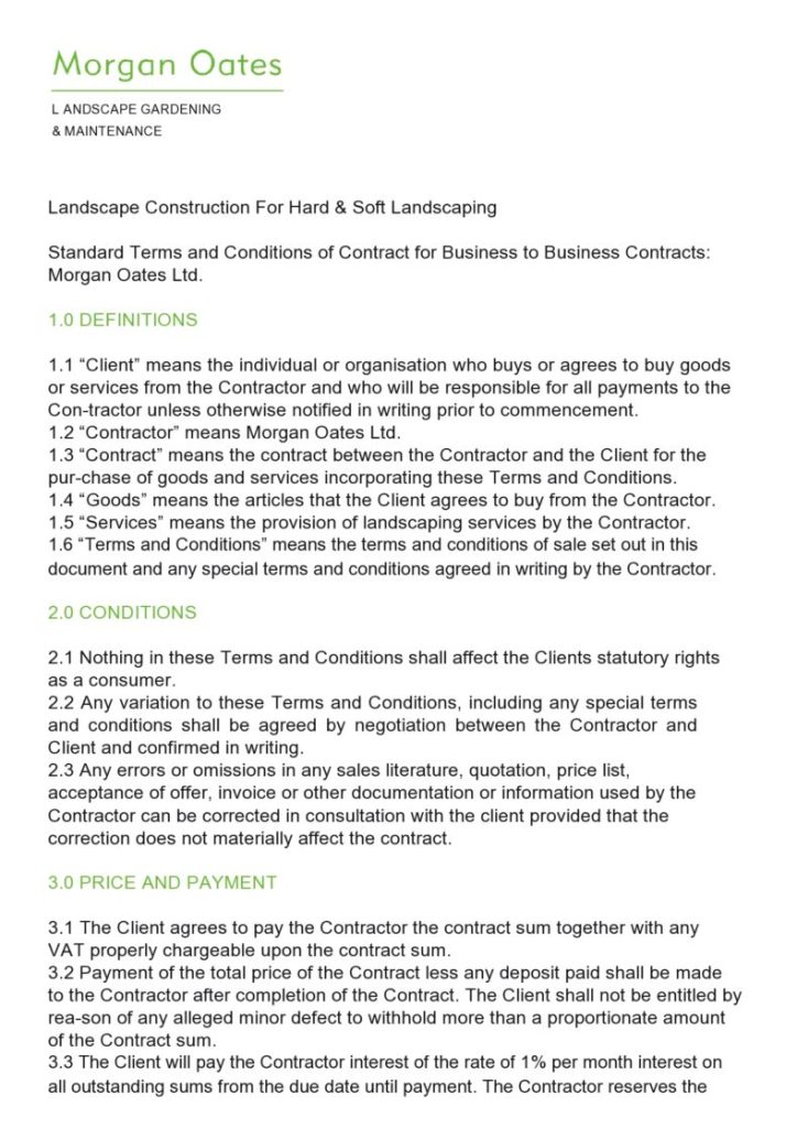Landscape Construction for Hard & Soft Landscaping